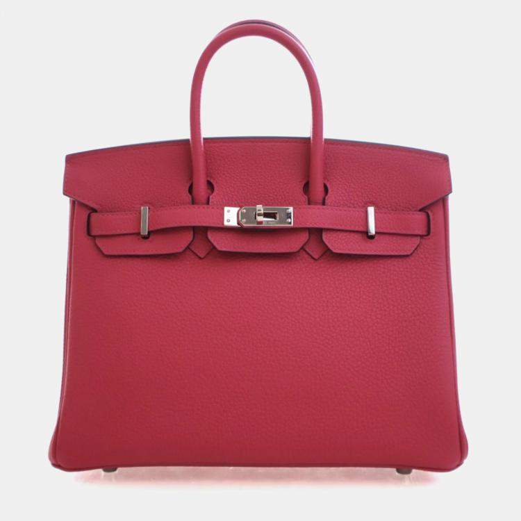 Pre Owned Hermes Rose Mexico Togo Birkin 25
