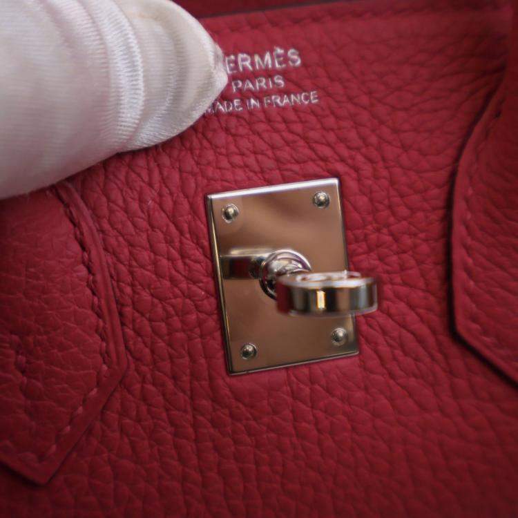 Pre Owned Hermes Rose Mexico Togo Birkin 25