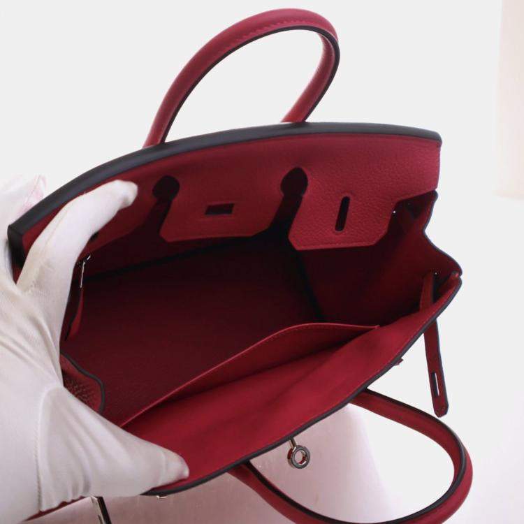 Pre Owned Hermes Rose Mexico Togo Birkin 25