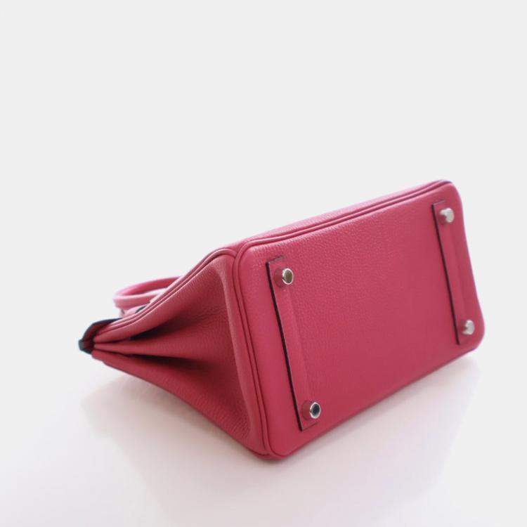 Pre Owned Hermes Rose Mexico Togo Birkin 25