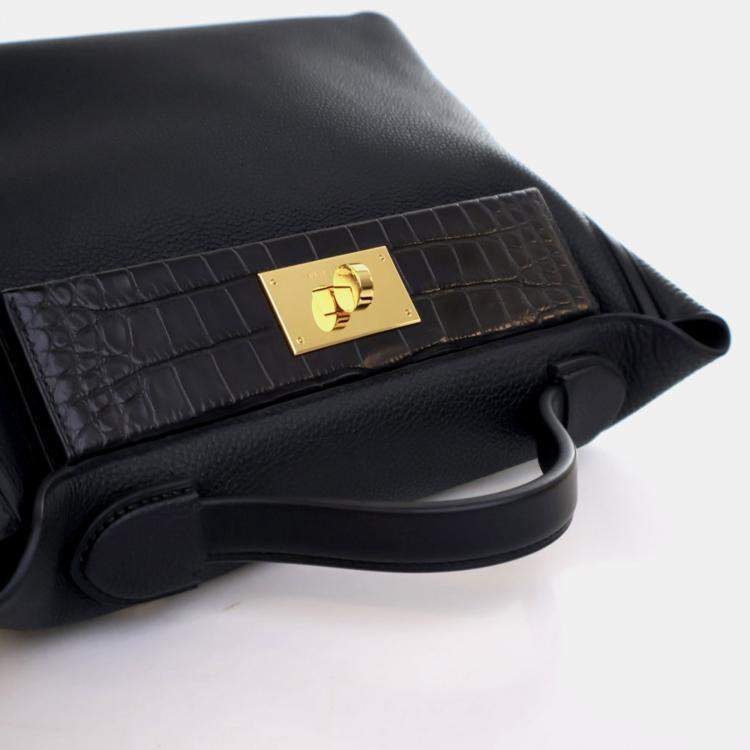 Pre Owned Hermes Noir Togo 24/24 Touch 29