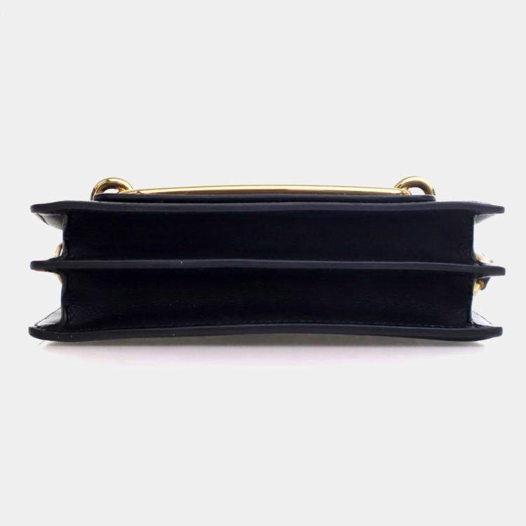 Pre Owned Hermes Noir Evercolor Mini Roulis 18