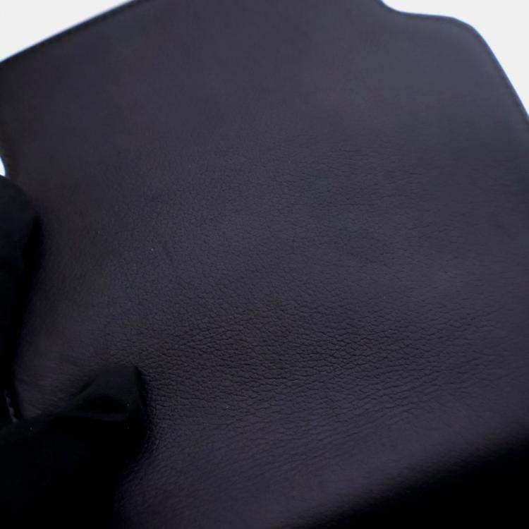 Pre Owned Hermes Noir Evercolor Mini Roulis 18