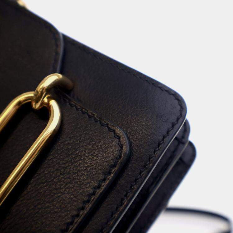 Pre Owned Hermes Noir Evercolor Mini Roulis 18