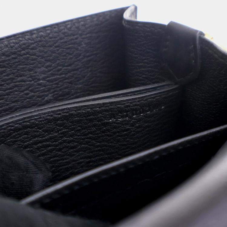 Pre Owned Hermes Noir Evercolor Mini Roulis 18