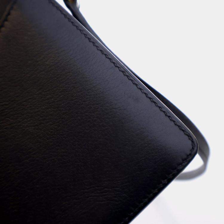 Pre Owned Hermes Noir Evercolor Mini Roulis 18