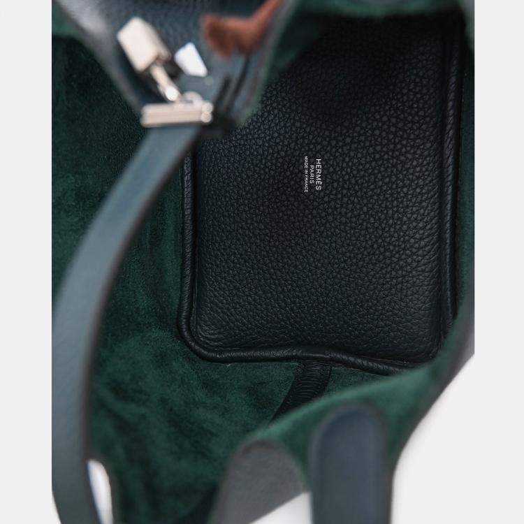 Pre Owned Hermes 2021 Cypress Vert Clemence Picotin 18