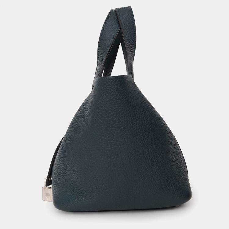 Pre Owned Hermes 2021 Cypress Vert Clemence Picotin 18