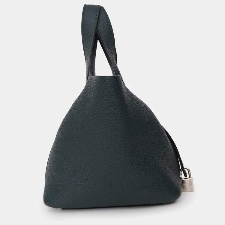 Pre Owned Hermes 2021 Cypress Vert Clemence Picotin 18