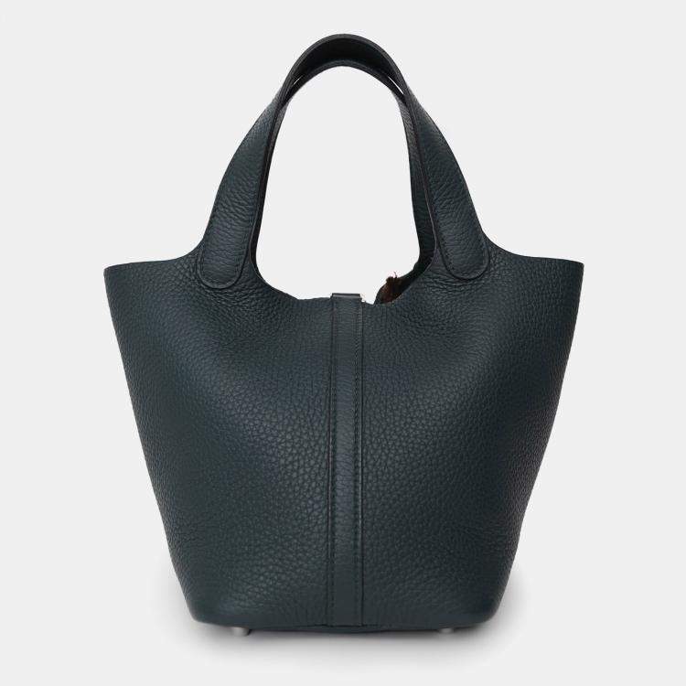 Pre Owned Hermes 2021 Cypress Vert Clemence Picotin 18