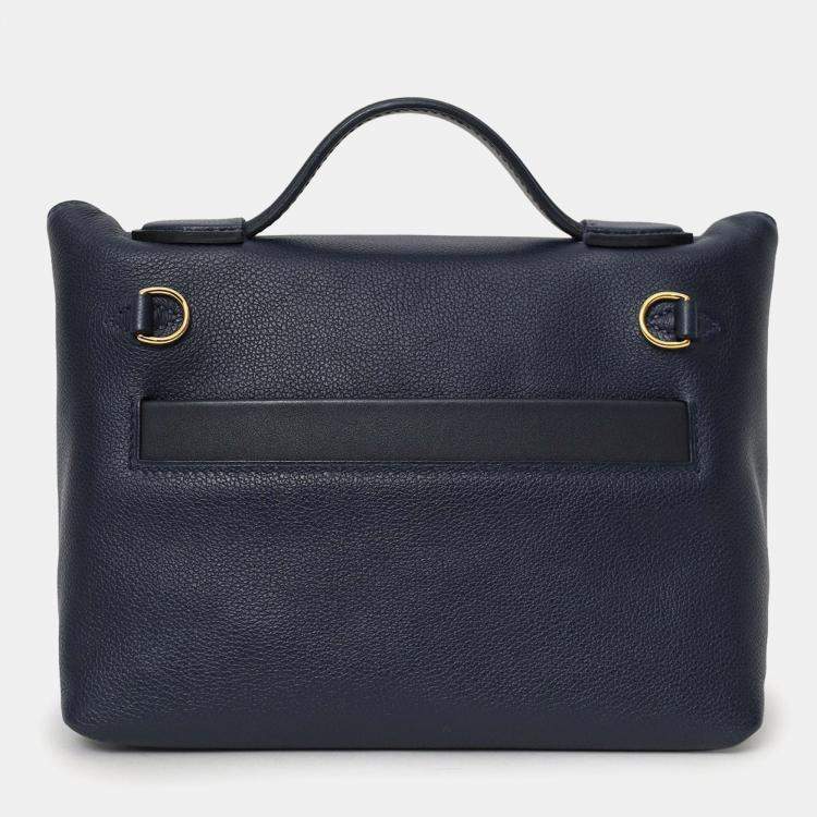 Pre Owned Hermes 2022 Blue Nuit Evercolour/Alligator Touch 24/24 21