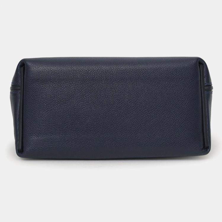 Pre Owned Hermes 2022 Blue Nuit Evercolour/Alligator Touch 24/24 21