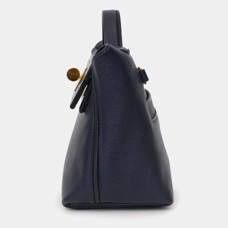 Pre Owned Hermes 2022 Blue Nuit Evercolour/Alligator Touch 24/24 21