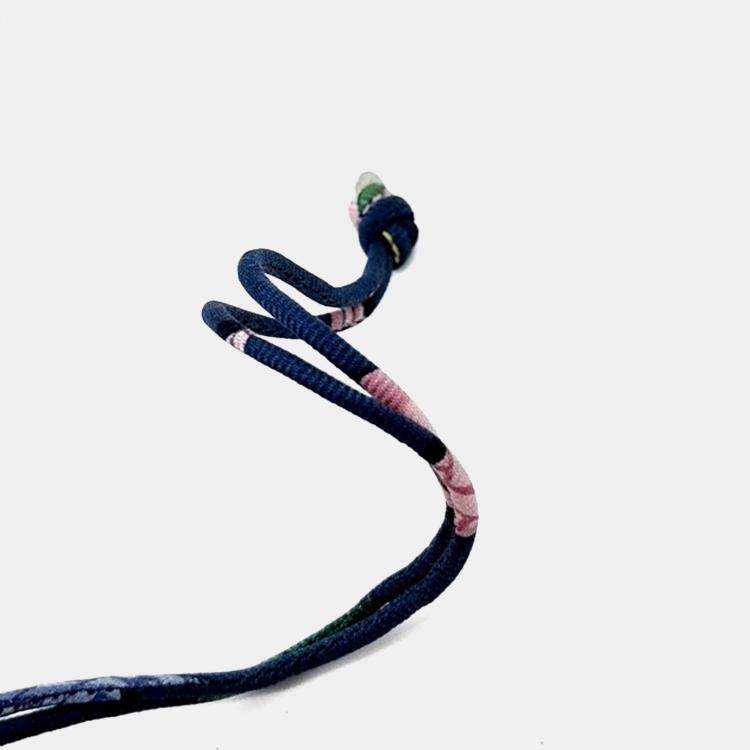 Pre Owned Hermes Blue Leather Petit H (Petit Hache) Bag