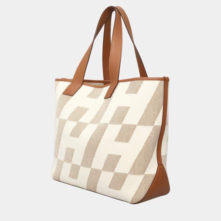 Pre Owned Hermes Cabas H en Biais 40 Multicolor  Bag