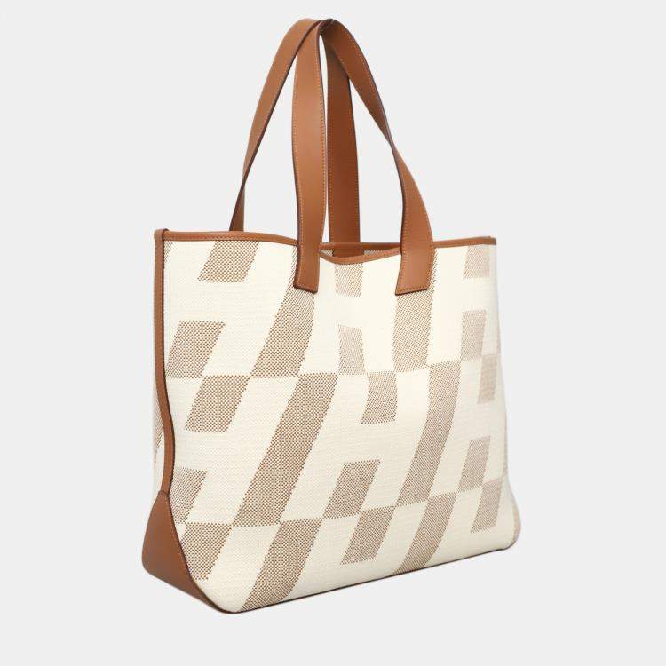 Pre Owned Hermes Cabas H en Biais 40 Multicolor  Bag
