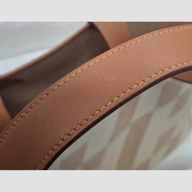 Pre Owned Hermes Cabas H en Biais 40 Multicolor  Bag