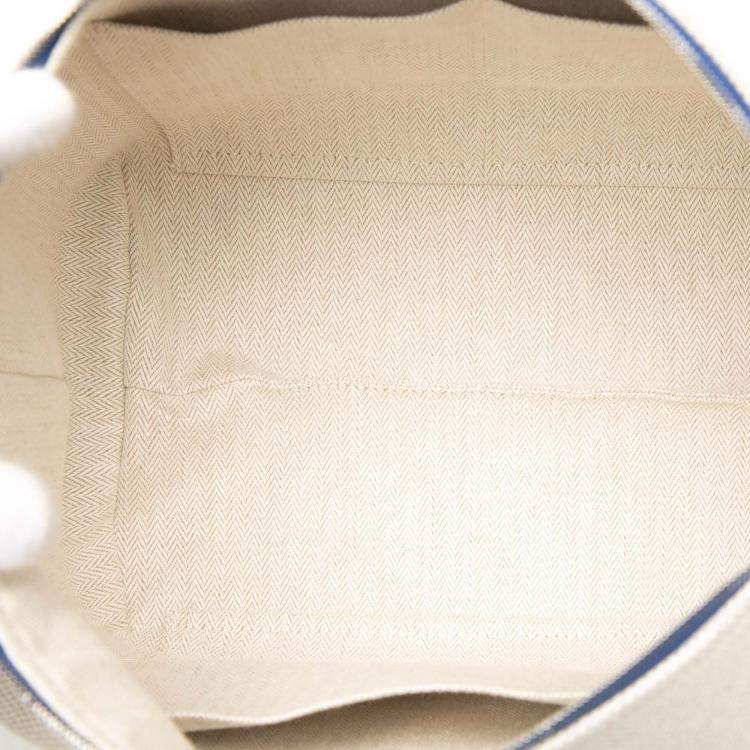 Pre Owned Hermes Brown Large Toile Bride A Brac Cabriole Case