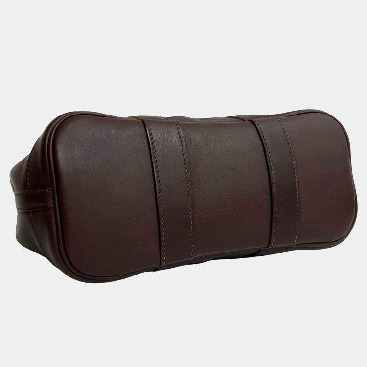 Pre Owned Hermes Brown Swift and Silk Bolduc Twilly Garden Party 23