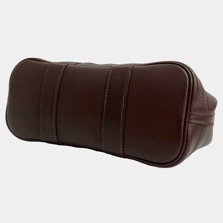 Pre Owned Hermes Brown Swift and Silk Bolduc Twilly Garden Party 23