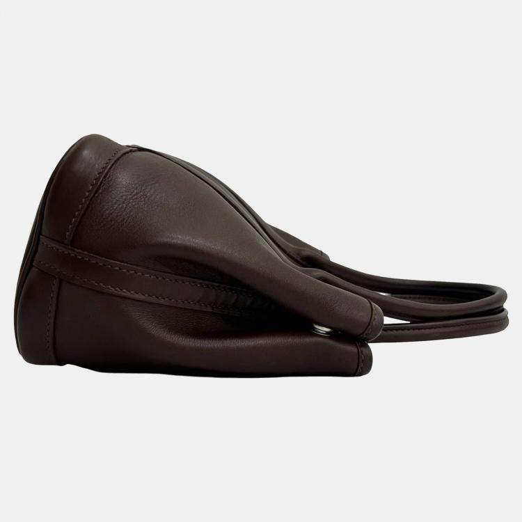 Pre Owned Hermes Brown Swift and Silk Bolduc Twilly Garden Party 23