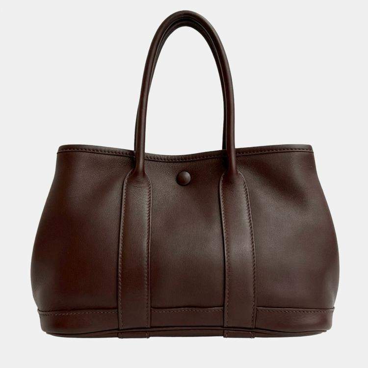 Pre Owned Hermes Brown Swift and Silk Bolduc Twilly Garden Party 23