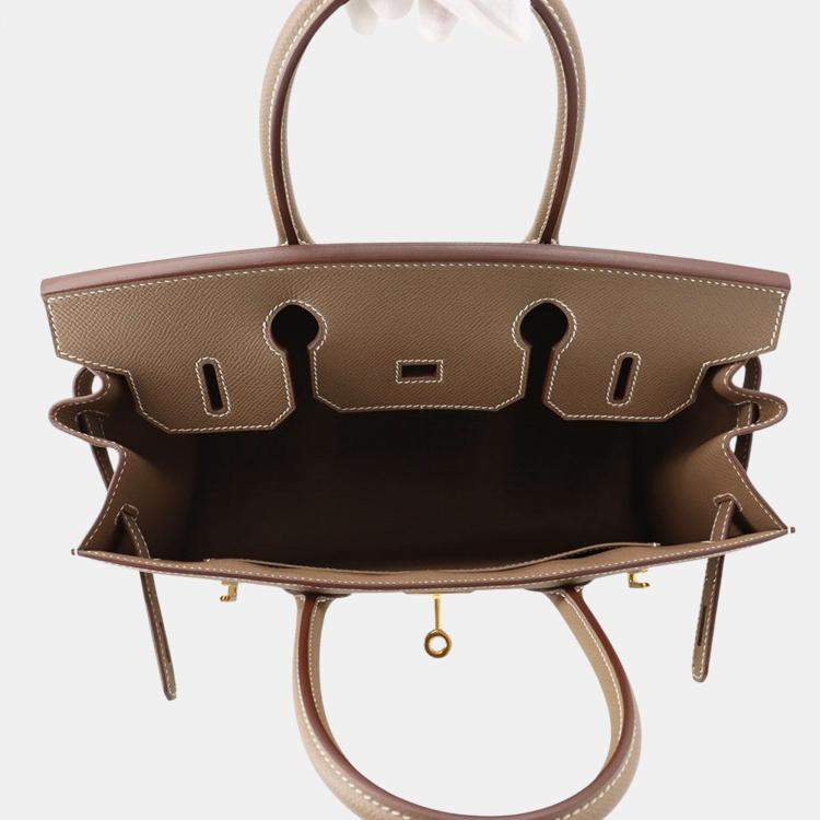 Pre Owned Hermes Birkin Sellier Etoupe Epsom Size 30