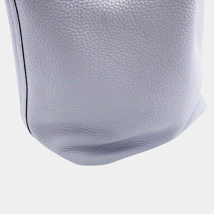 مملوكة مسبقًا Hermes Picotin Lock 22 Blue Taurillon Clemence Handbag