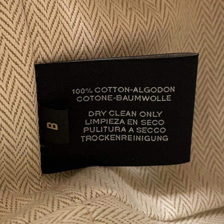 Pre Owned Hermes Brid A Black Marine Canvas Size Pm