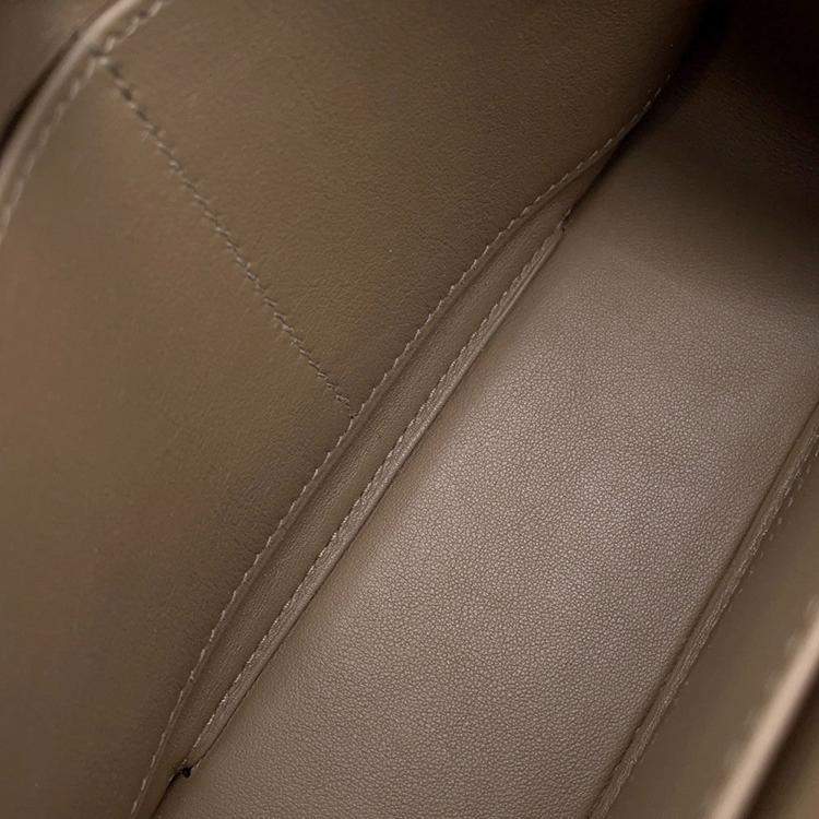 Pre Owned Hermes Geta Etoupe Chevre Myzore Goatskin