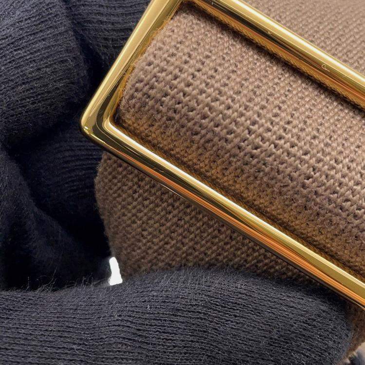 Pre Owned Hermes Geta Etoupe Chevre Myzore Goatskin