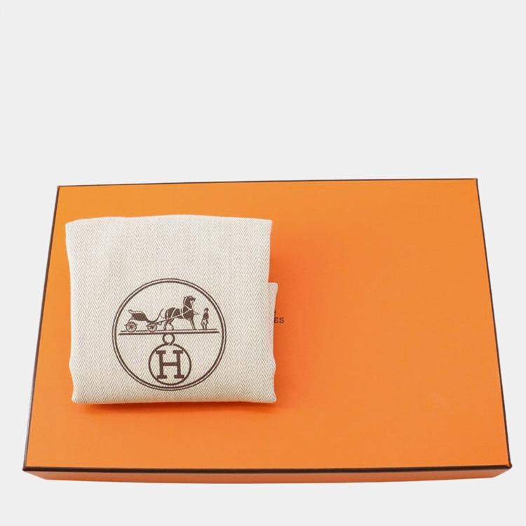 Pre Owned Hermes Geta Etoupe Chevre Myzore Goatskin