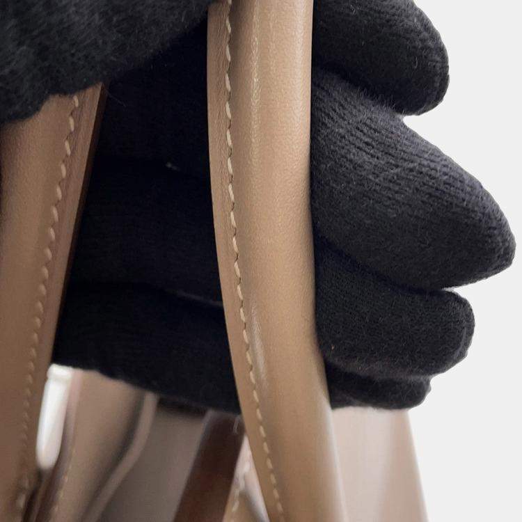 Pre Owned Hermes Birkin Argile Tadelakt Leather Size 30