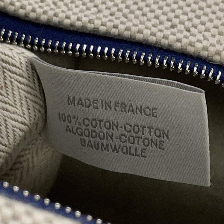 Pre Owned Hermes Bride A Brac Cabrio Grease Pail Canvas Size Gm