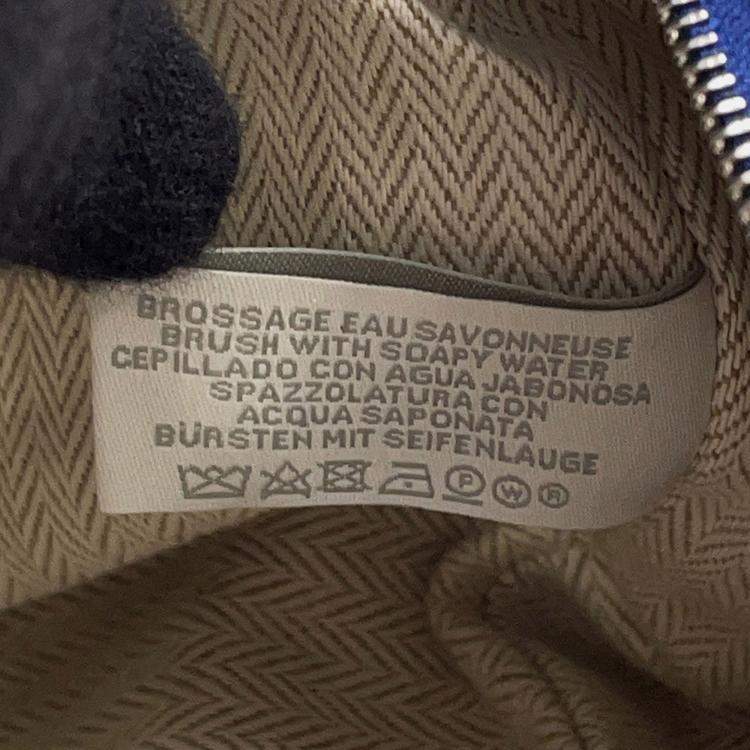 Pre Owned Hermes Bride A Brac Cabrio Grease Pail Canvas Size Gm