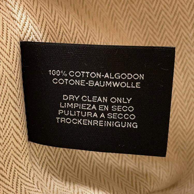 Pre Owned Hermes Brid A Black Beige Canvas Size Pm