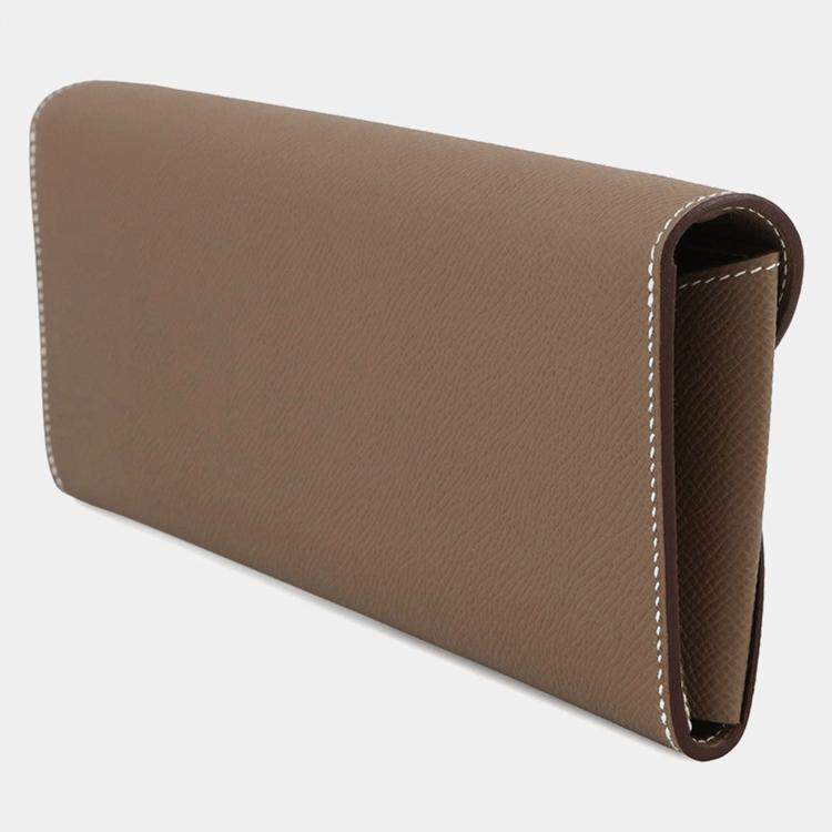 Pre Owned Hermes Mylon Togo Etoupe Epsom