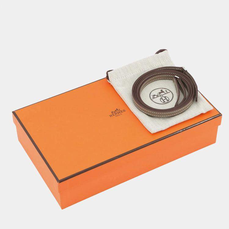 Pre Owned Hermes Mylon Togo Etoupe Epsom