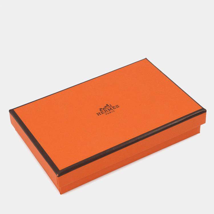 مملوكة مسبقًا Hermes Card Case Sellier Etoupe Evercolor