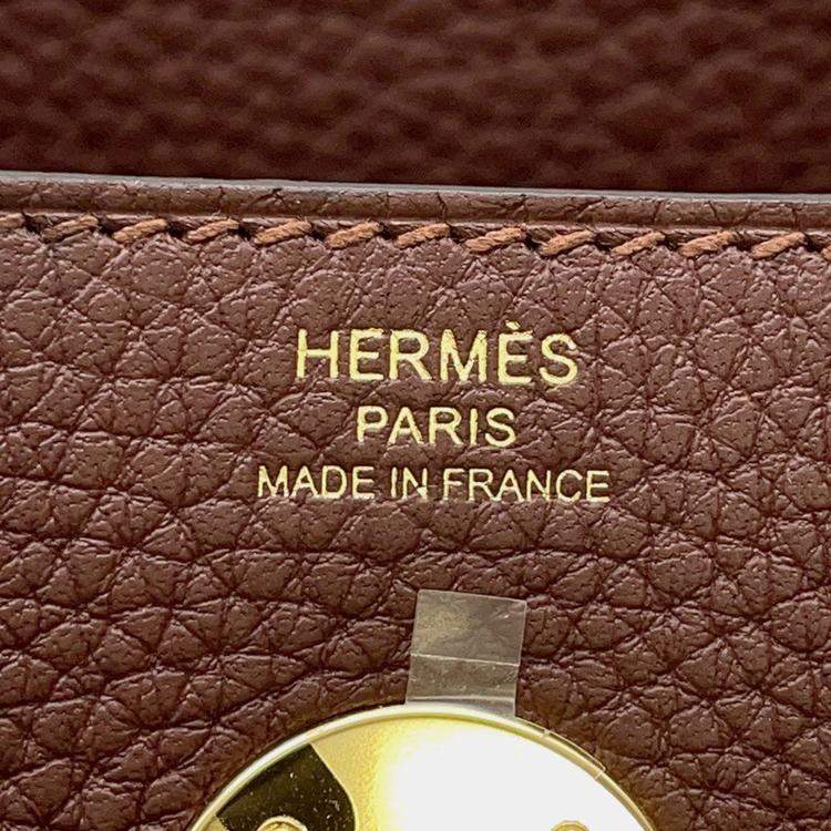 Pre Owned Hermes Lindy Terre Taurillon Clemence Size 26