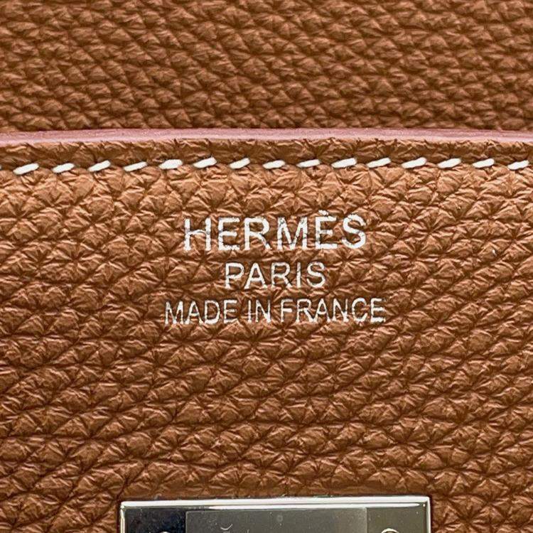 Pre Owned Hermes Birkin Gold Togo Leather Size 35