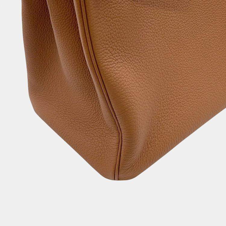 Pre Owned Hermes Birkin Gold Togo Leather Size 35