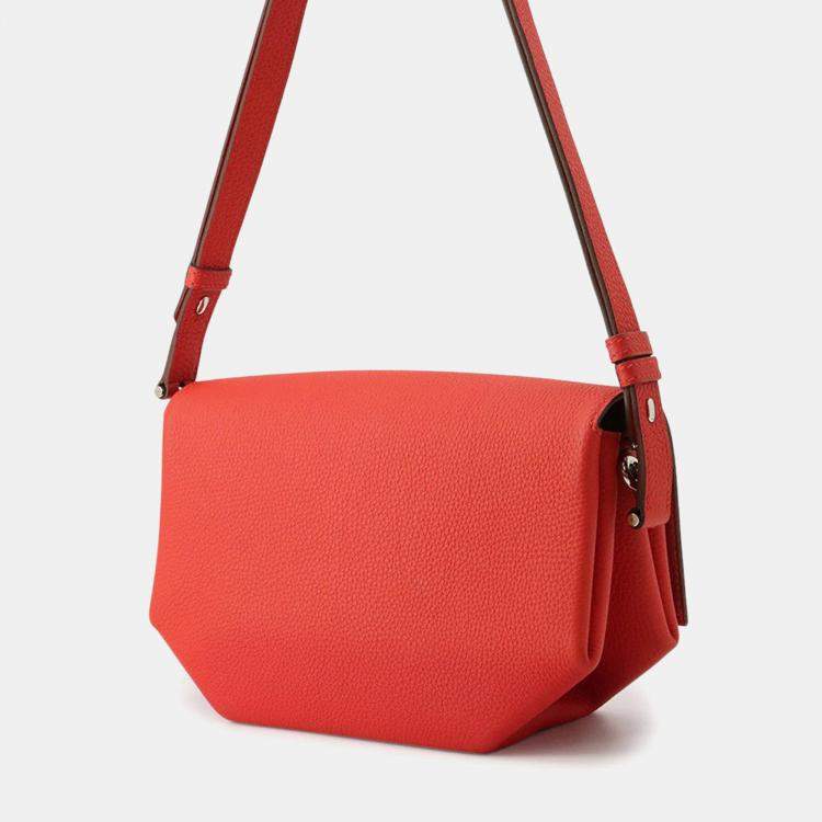 Pre Owned Hermes Opli Rouge Coeur Taurillon Nobillo Size 24
