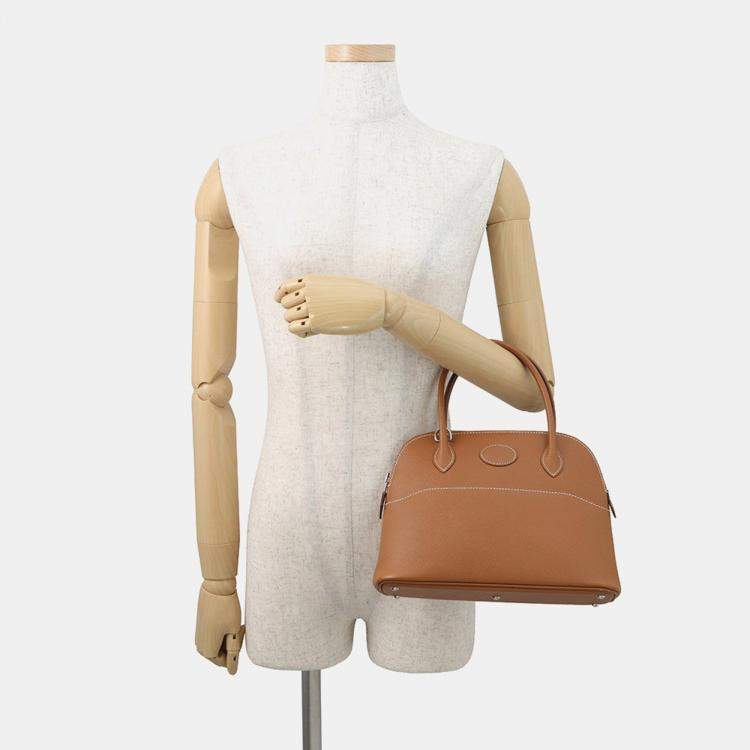 Pre Owned Hermes Bolide Gold Epsom Size 27