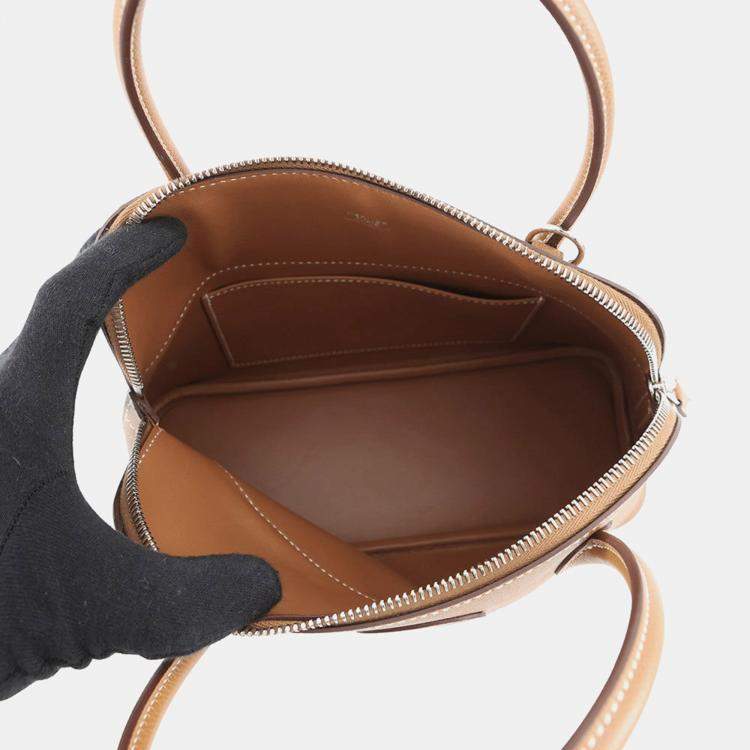 Pre Owned Hermes Bolide Gold Epsom Size 27