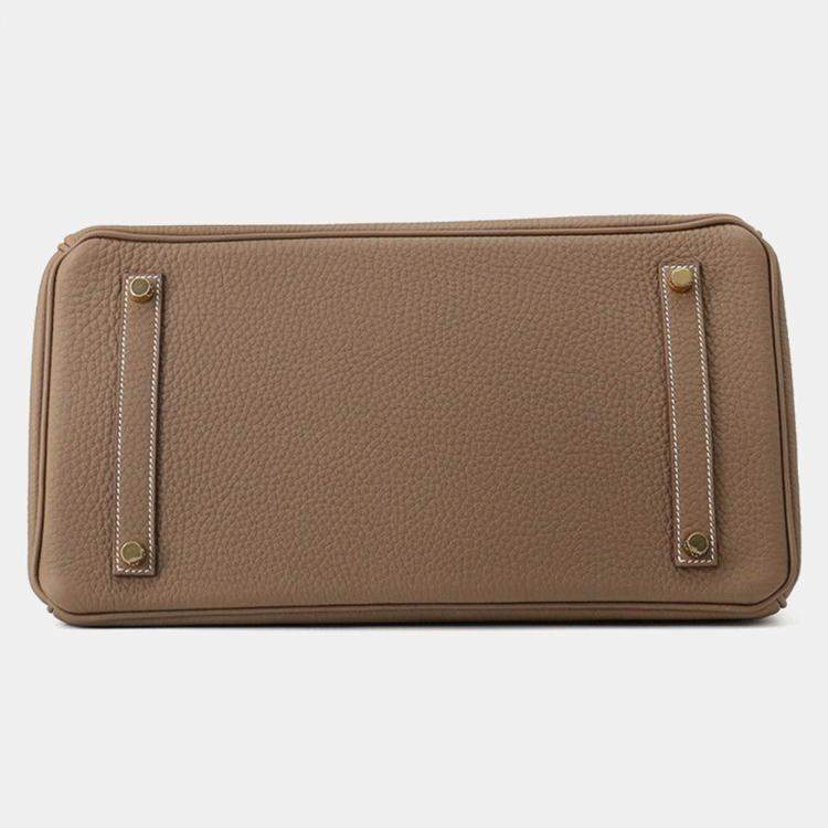 Pre Owned Hermes Birkin Etoupe Togo Leather Size 35