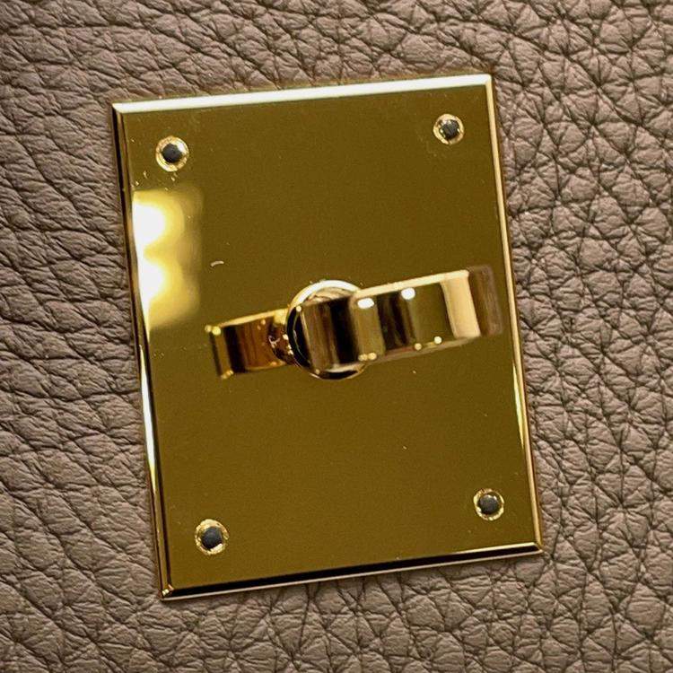 Pre Owned Hermes Birkin Etoupe Togo Leather Size 35