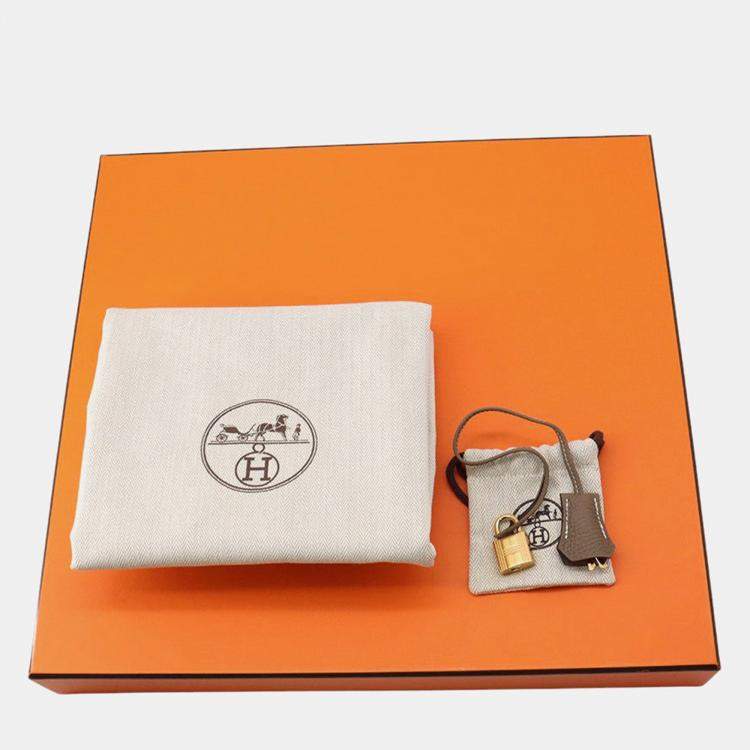 Pre Owned Hermes Birkin Etoupe Togo Leather Size 35