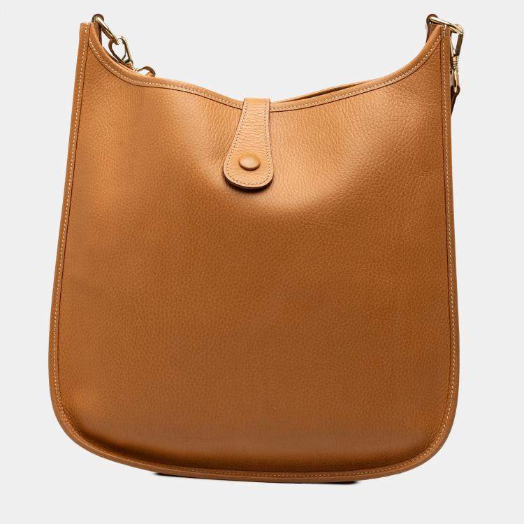 Pre Owned Hermes Brown Ardennes Evelyne I GM