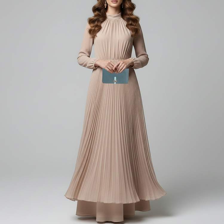 Pre Owned Hermes Dogon Duo Colvert/Bleu Atoll Taurillon Clemence and Swift Leather Wallet